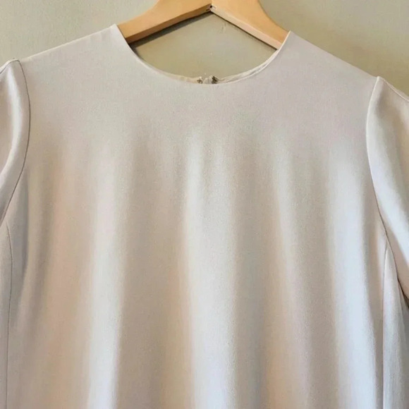 Aritzia Babaton Patricio Japanese Matte Crepe Mini Short Sleeve A-line Dress 4. - Picture 9 of 16